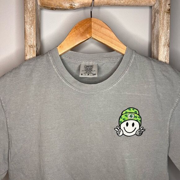 St Patrick’s Day Embroidered Tee - Picture 2 of 3